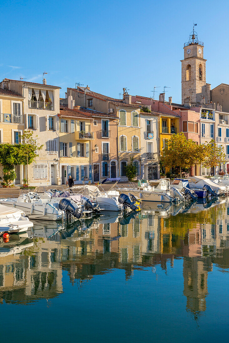 Der Hafen von Martigues, Martigues, Bouches du Rhone, Provence-Alpes-Côte d'Azur, Frankreich, Westeuropa