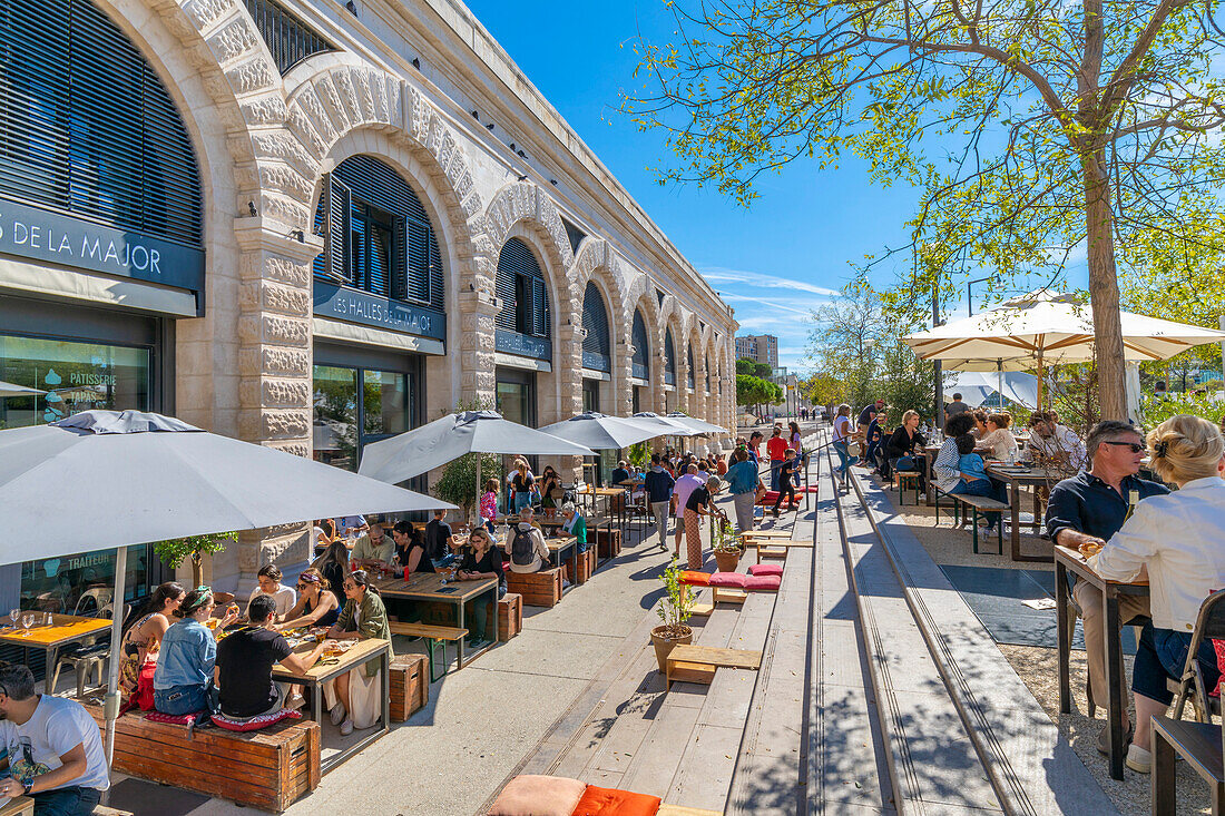 Les Halles de la Major, Marseille, Bouches du Rhone, Provence-Alpes-Cote d'Azur, France, Western Europe