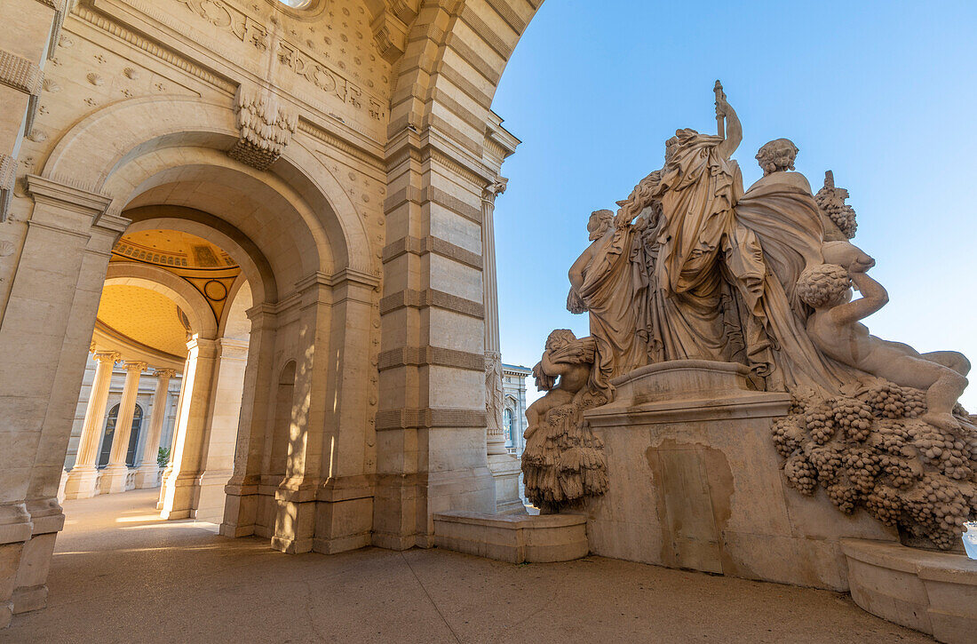 Palais Longchamp, Marseille, Bouches du Rhone, Provence-Alpes-Cote d'Azur, France, Western Europe