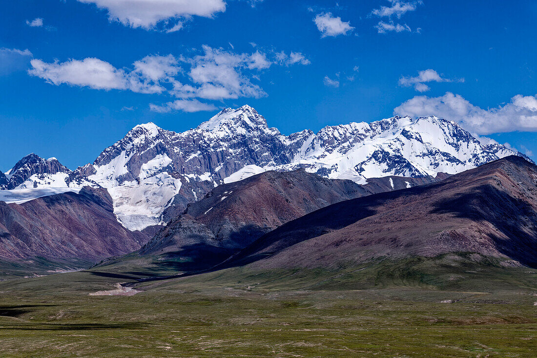 Pik Dankova, Tian Shan-Gebirge an der chinesischen Grenze, Provinz Naryn, Kirgisistan, Zentralasien, Asien