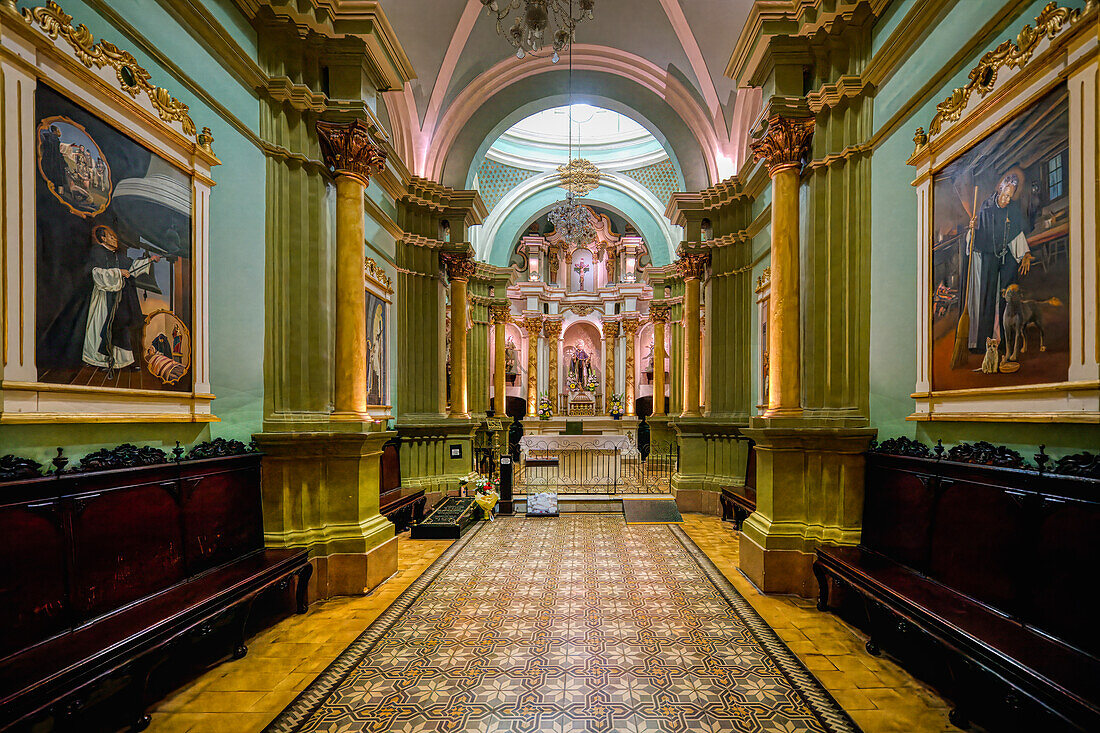 Basilica and Convent of Santo Domingo (Convent of the Holy Rosary), Chapel of Saint Martin de Porres, Lima, Peru, South America
