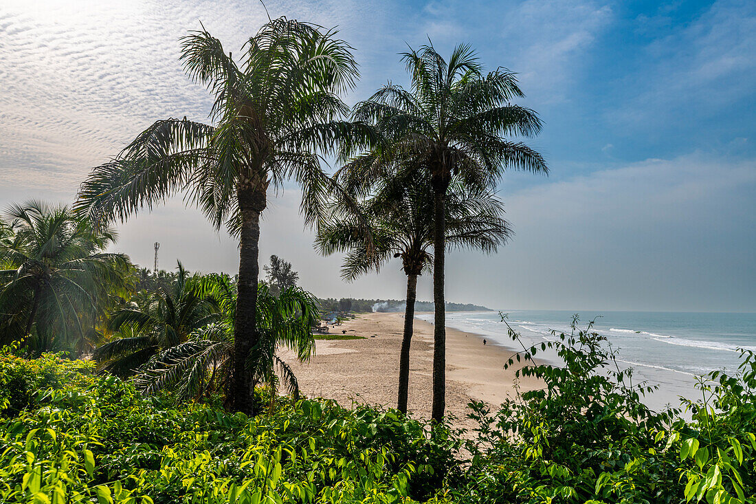 Beautiful sandy beach, Cap Skirring, Casamance, Senegal, West Africa, Africa