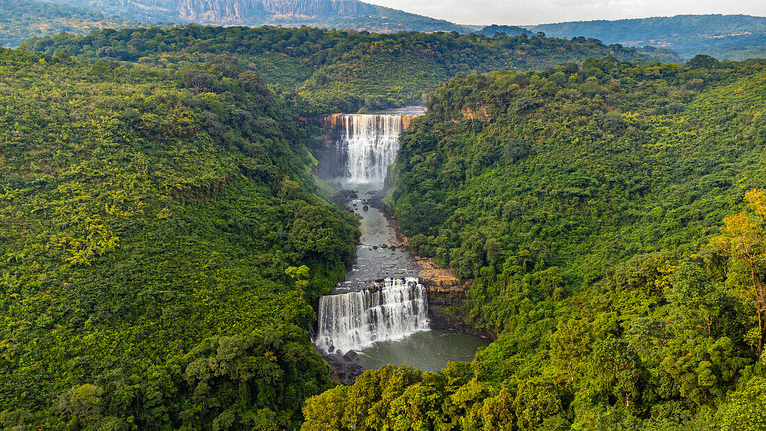 Kambadaga-Wasserfälle, Fouta Djallon, Guinea Conakry, Westafrika, Afrika