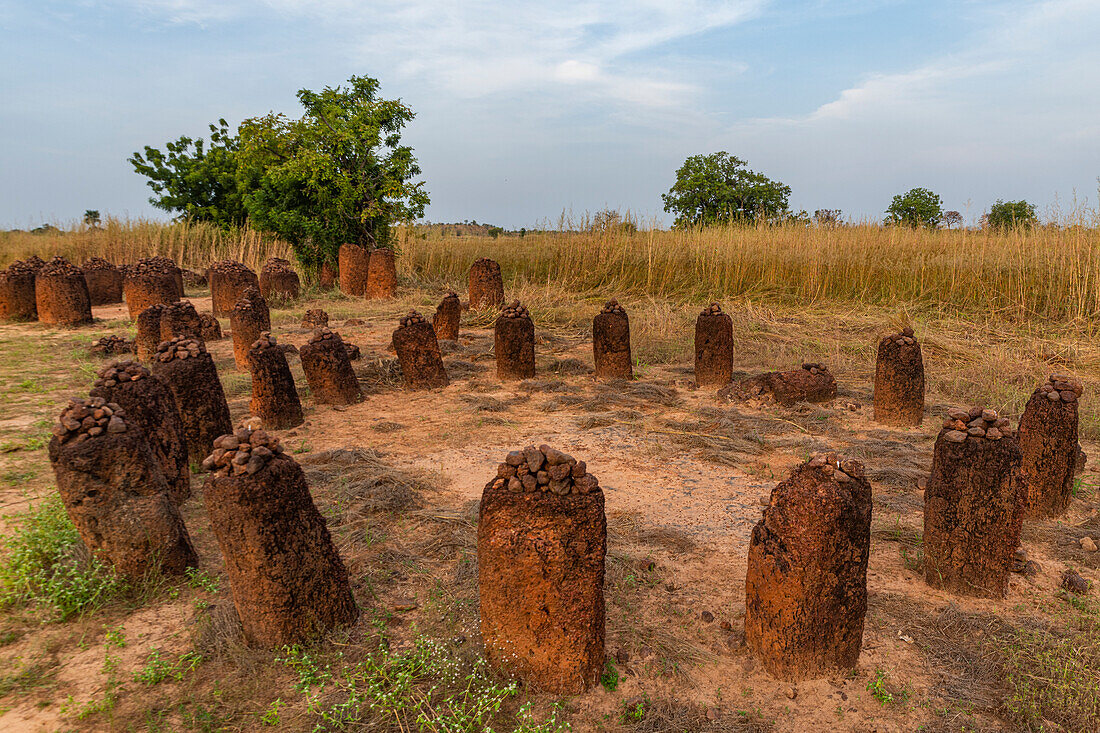 Senegambische Steinkreise, UNESCO-Welterbe, Wassu, Gambia, Westafrika, Afrika
