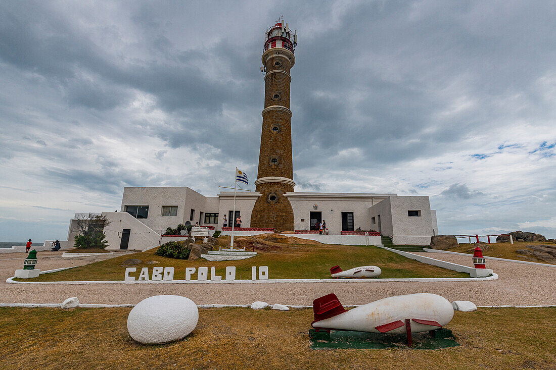 Leuchtturm in Cabo Polonio, Departement Rocha, Uruguay, Südamerika