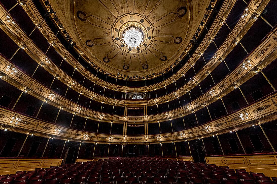 Interior of the Solis Theater, Montevideo, Uruguay, South America
