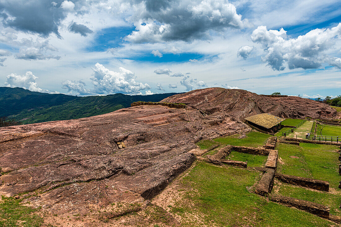 El Fuerte de Samaipata, Präkolumbianische Ausgrabungsstätte, UNESCO-Welterbe, Departamento Santa Cruz, Bolivien, Südamerika