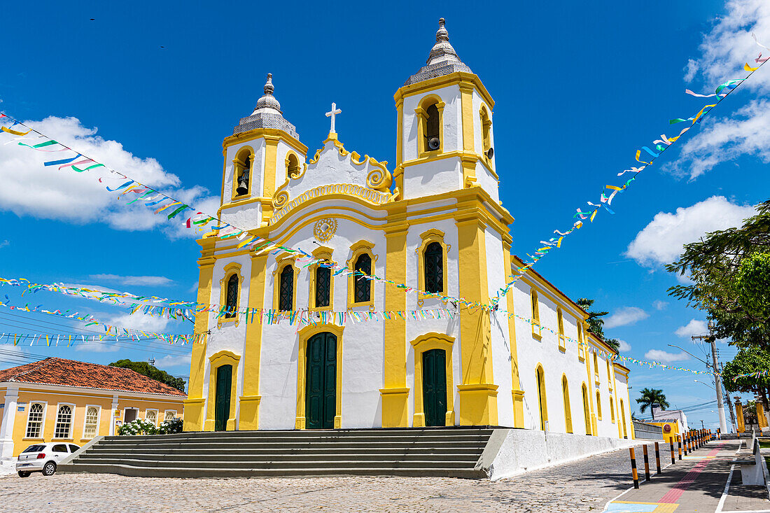 Matriz Sagrado Coracao de Jesus church, Laranjeiras, Sergipe, Brazil, South America