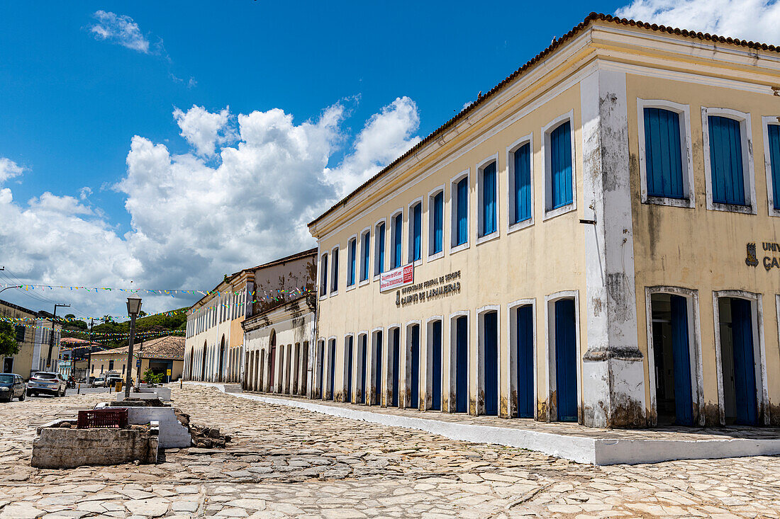 Colonial buildings, Laranjeiras, Sergipe, Brazil, South America