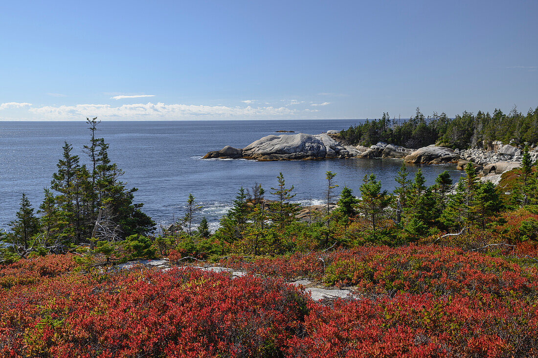 Crystal Crescent Beach Provincial Park in Autumn, Nova Scotia, Canada, North America