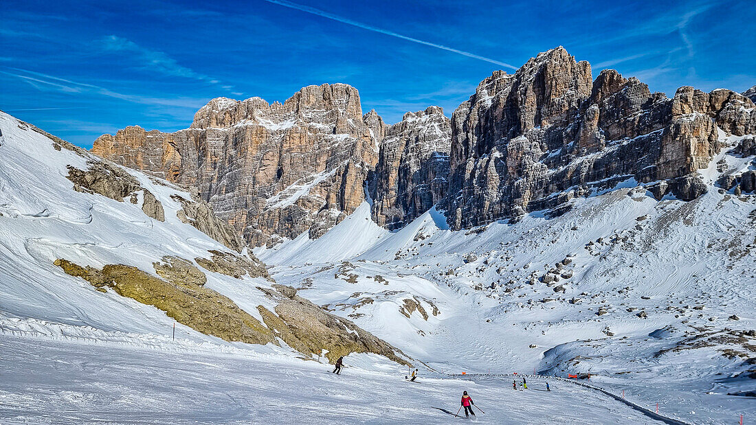 Secret valley, Lagazuoi mountain, Dolomites National Park, UNESCO World Heritage Site, South Tyrol, Italy, Europe