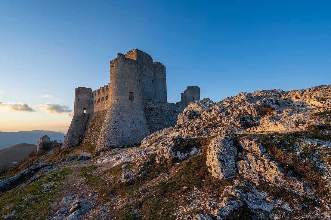 Rocca Calascio, Calascio, L'Aquila, Abruzzen, Italien, Europa