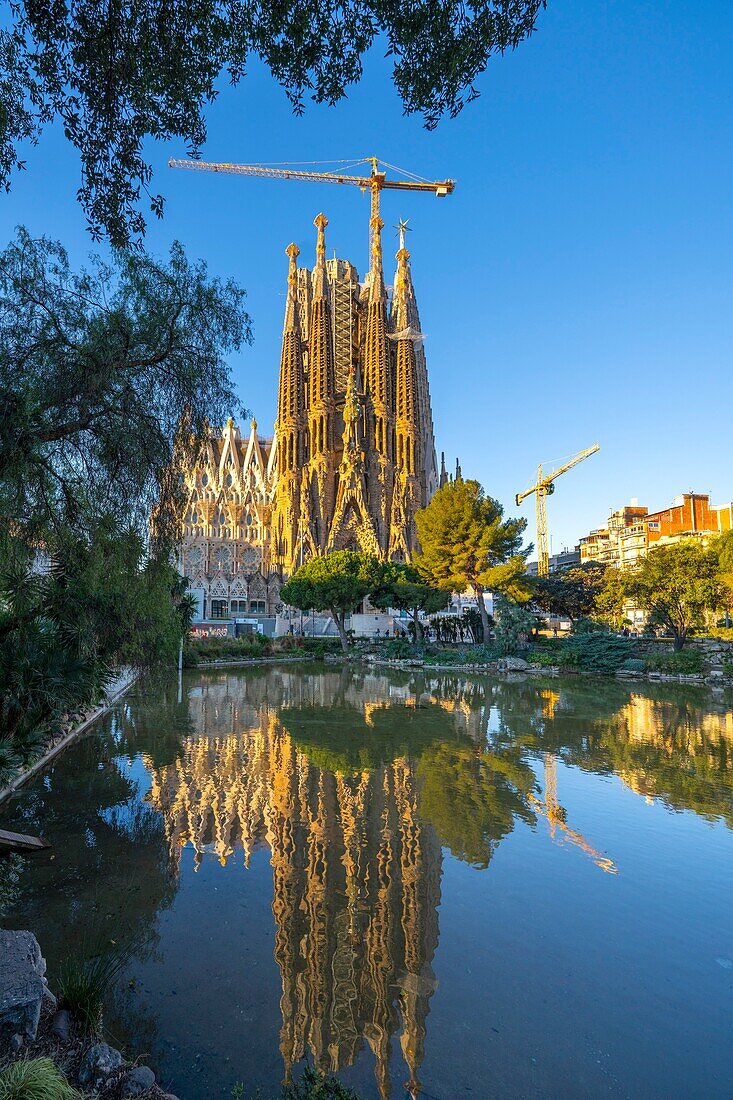 Antoni Gaudi, Sagrada Familia, UNESCO-Weltkulturerbe, Barcelona, Katalonien, Spanien, Europa