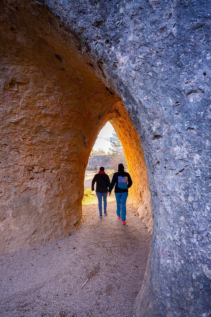 The Ciudad Encantada, Cuenca, Castilla y La Mancha, Spain, Europe