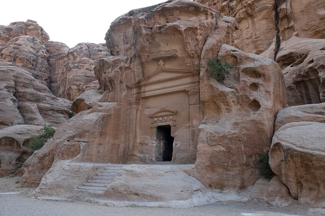 Al Beidha (Siq al-Barid) archaeological site in Little Petra, UNESCO World Heritage Site, Jordan, Middle East
