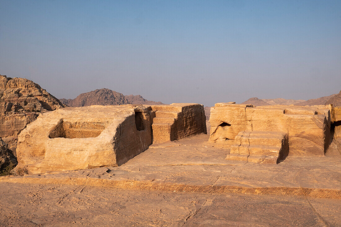 Opferaltar, Petra, UNESCO-Welterbestätte, Jordanien, Naher Osten