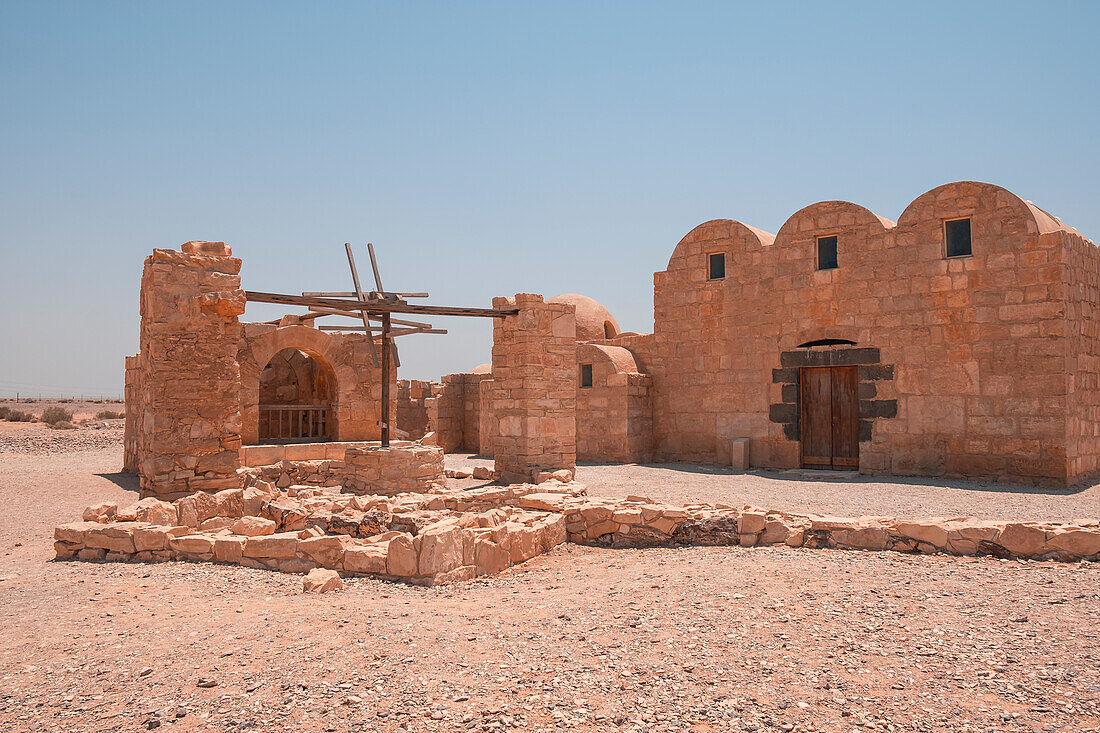 Wüstenschloss Qusayr Amra, UNESCO-Welterbestätte, Jordanien, Naher Osten