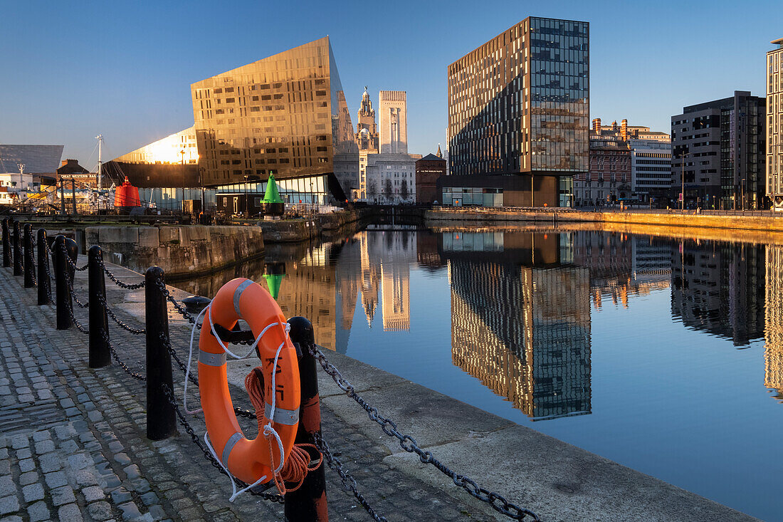 Canning Dock, Liverpooler Hafenviertel, Liverpool, Merseyside, England, Vereinigtes Königreich, Europa