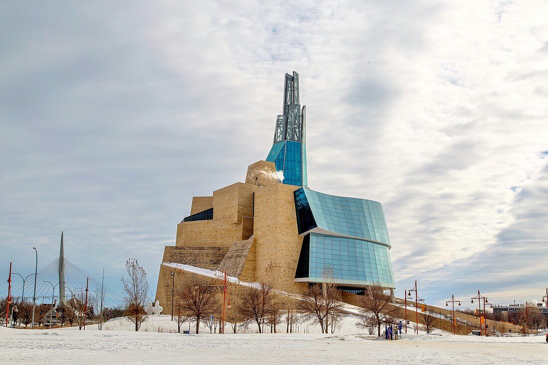 Das Kanadische Museum für Menschenrechte, Winnipeg, Manitoba, Kanada, Nordamerika