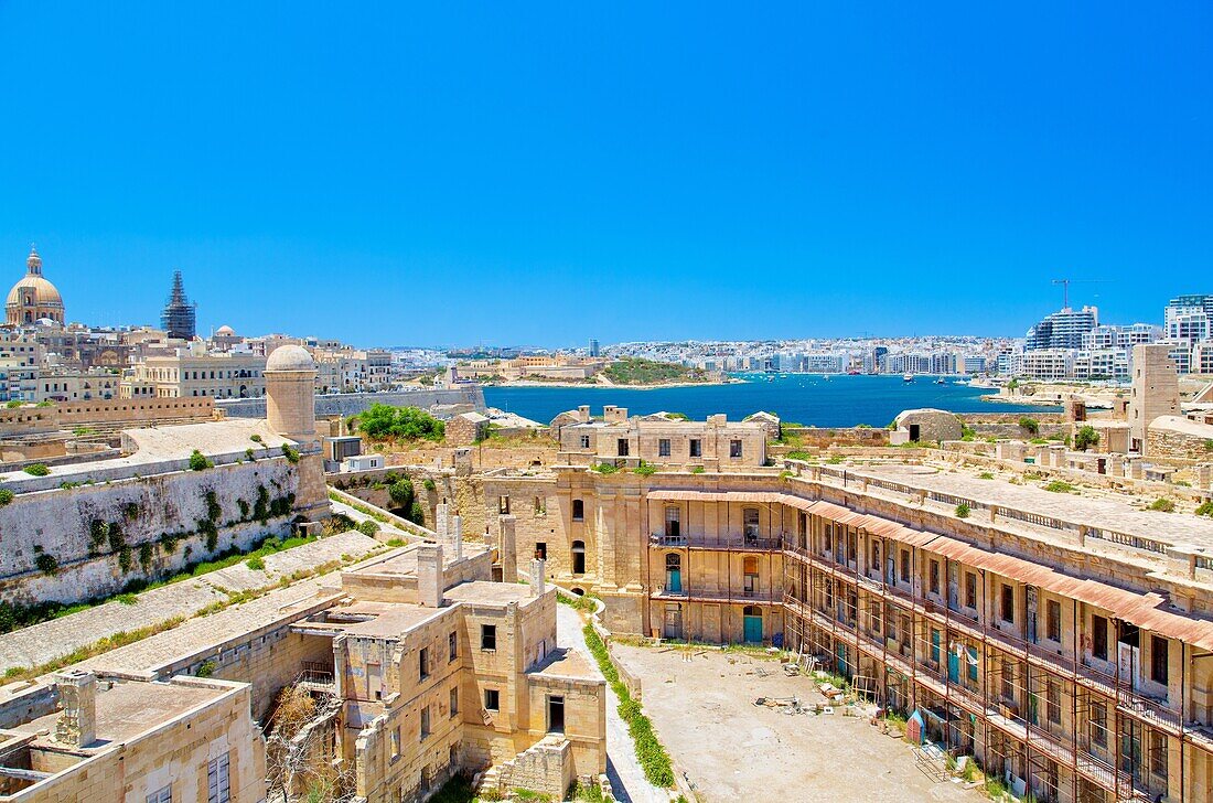 Fort St. Elmo, UNESCO World Heritage Site, Valletta, Malta, Mediterranean, Europe