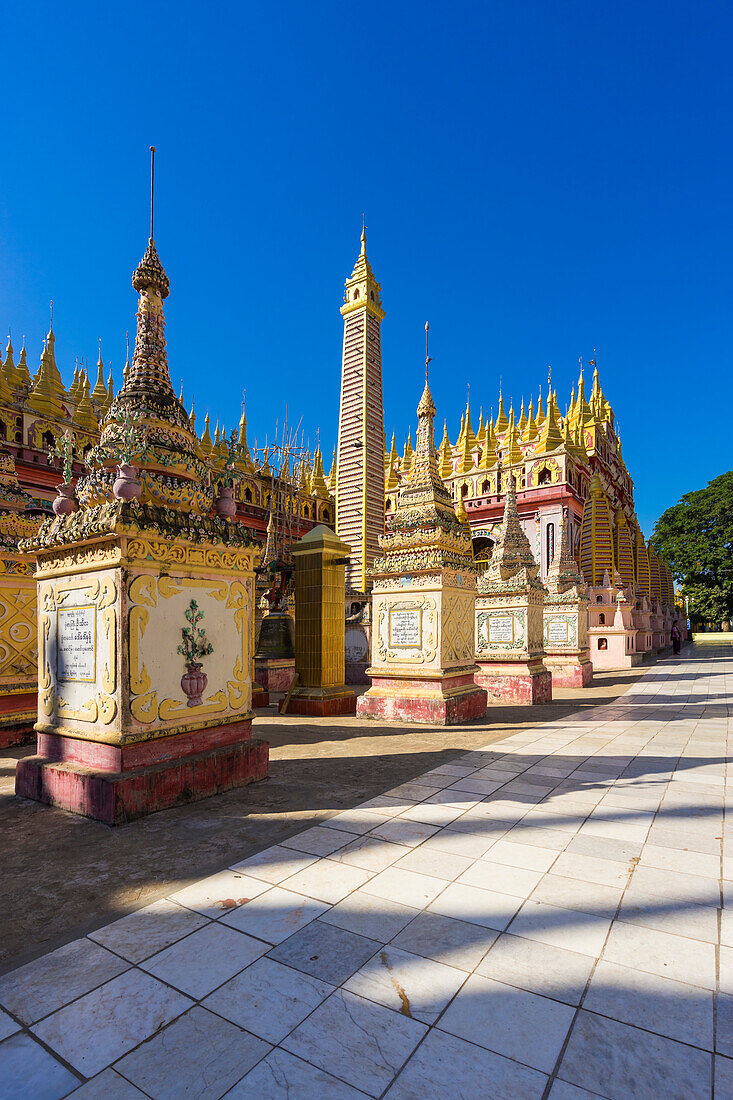 Thanboddhay Pagoda, Monywa, Myanmar (Burma), Asia