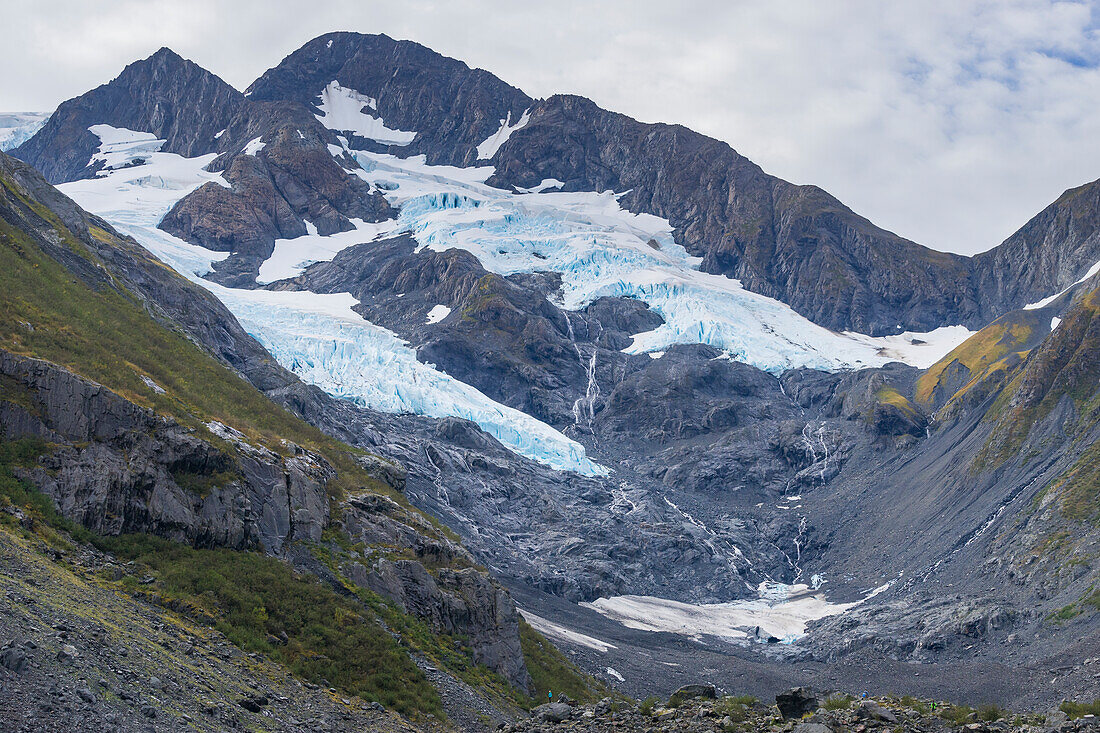 Byron Glacier, Kenai-Halbinsel, Alaska, Vereinigte Staaten von Amerika, Nordamerika