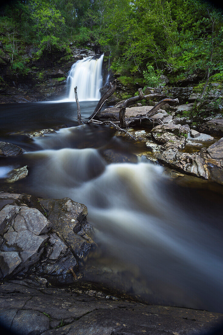 Falls of Falloch, Loch Lomond and Trossachs National Park, Schottland, Vereinigtes Königreich, Europa