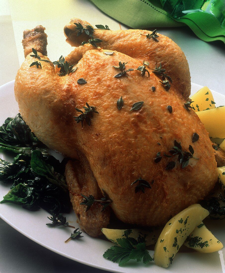 Whole Chicken with Herbs