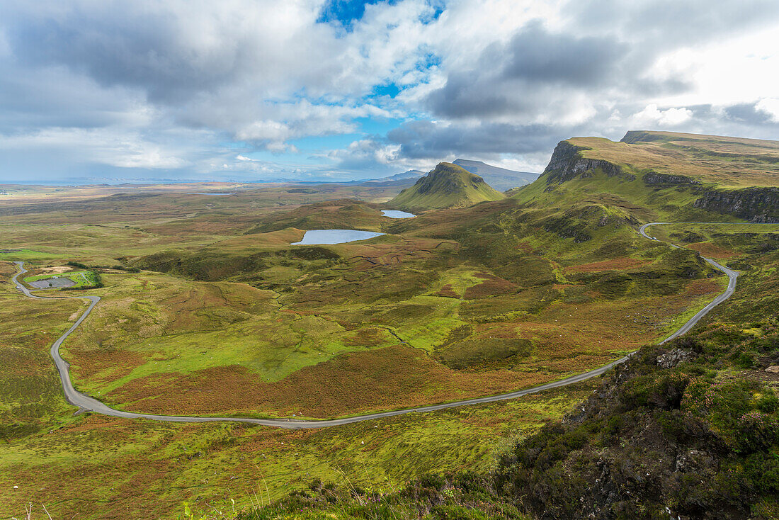 Quiraing, Isle of Skye, Innere Hebriden, Schottland, Vereinigtes Königreich, Europa