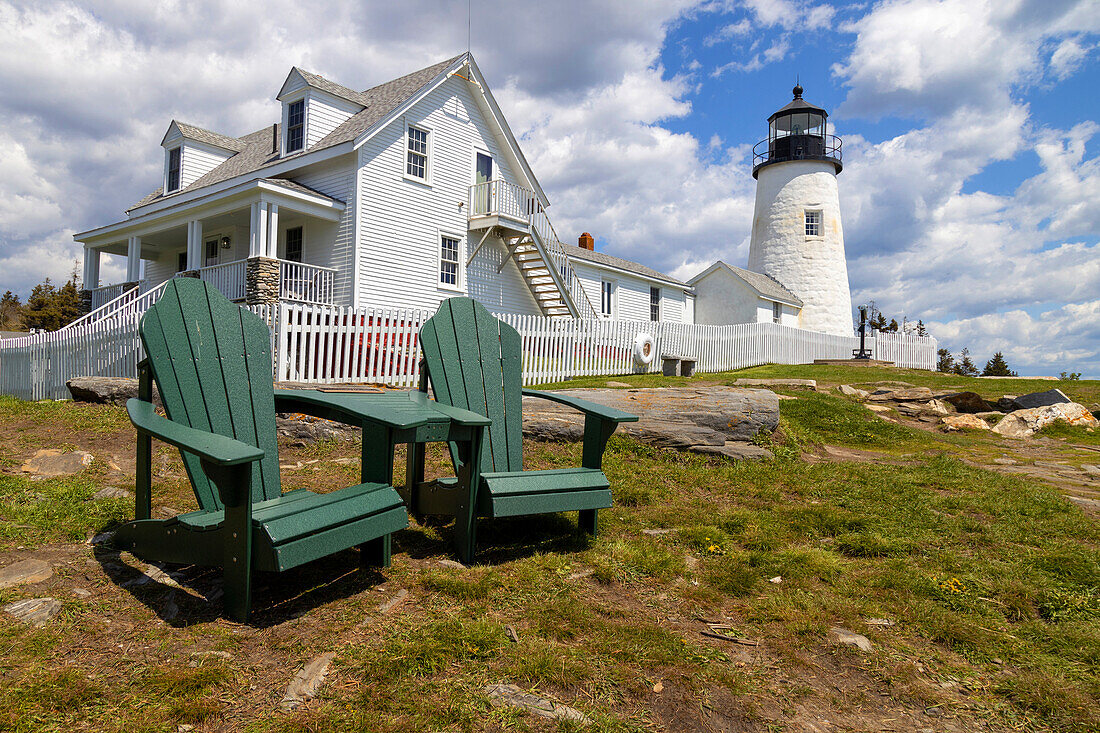 Pemaquid Point Light, Bristol, Maine, New England, United States of America, North America