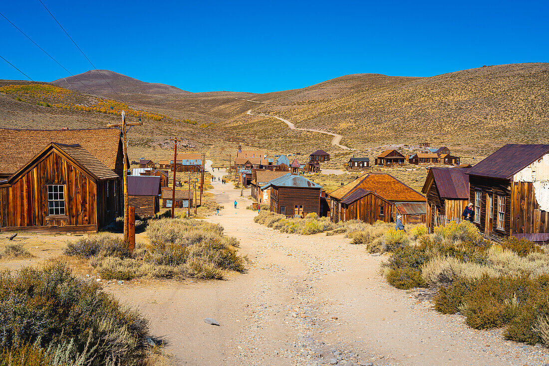 Geisterstadt Bodie, Mono County, Sierra Nevada, Ostkalifornien, Kalifornien, Vereinigte Staaten von Amerika, Nordamerika