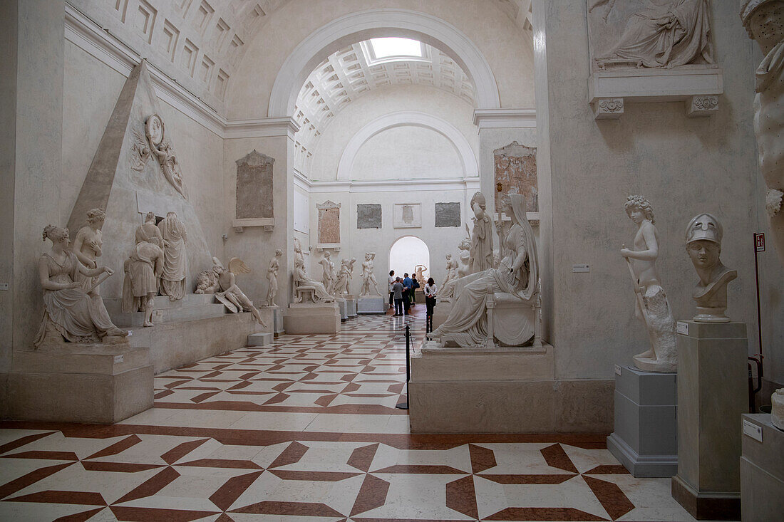 Gipsoteca of the Canova Museum, Possagno, Treviso district, Veneto, Italy, Europe