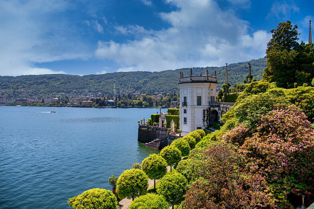 Die Gärten des Palazzo Borromeo, Isola Bella, Borromäische Inseln, Lago Maggiore, Stresa, Piemont, Italienische Seen, Italien, Europa