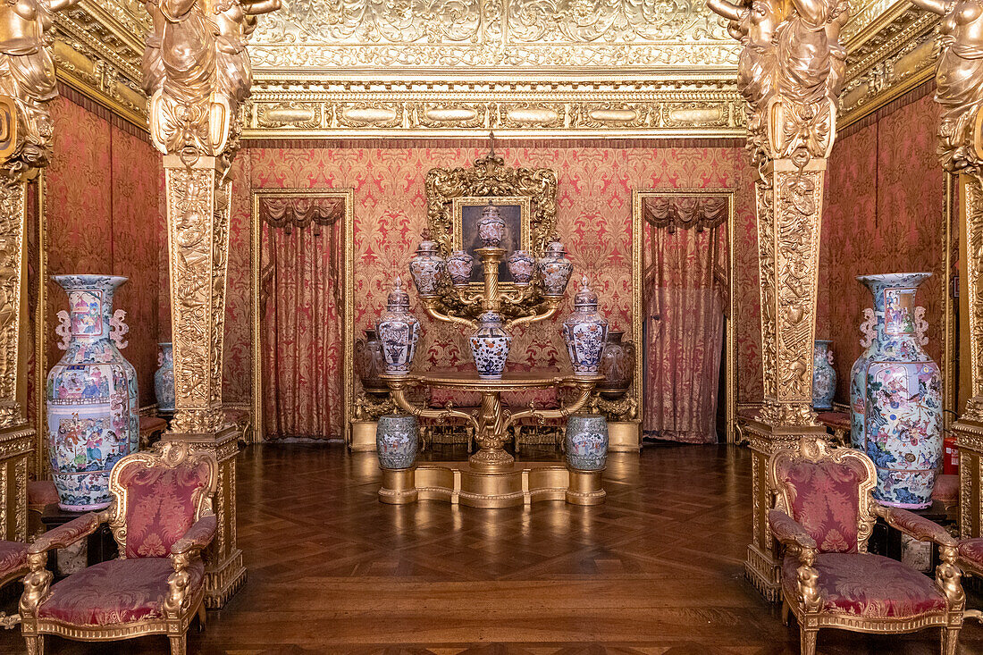 Nischensaal, Königlicher Palast, Turin, Piemont, Italien, Europa