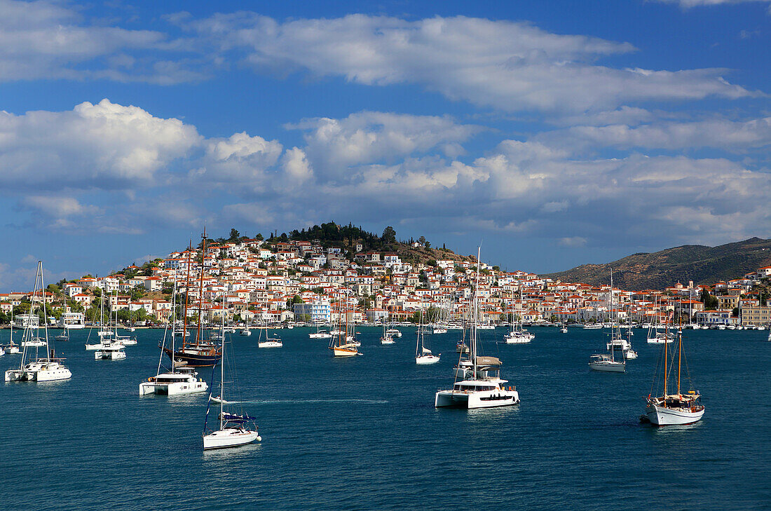 Poros, Saronic Gulf, Greek Islands, Greece, Europe