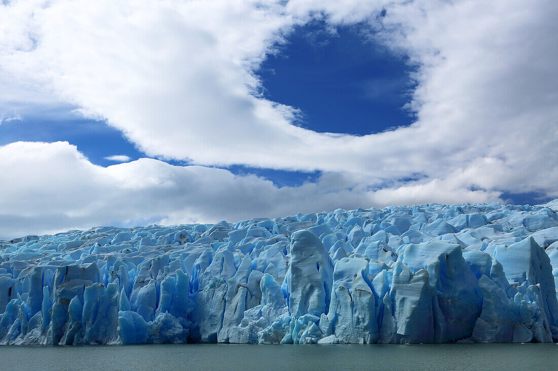 Grauer Gletscher, Torres del Paine National Park, Patagonien, Chile, Südamerika