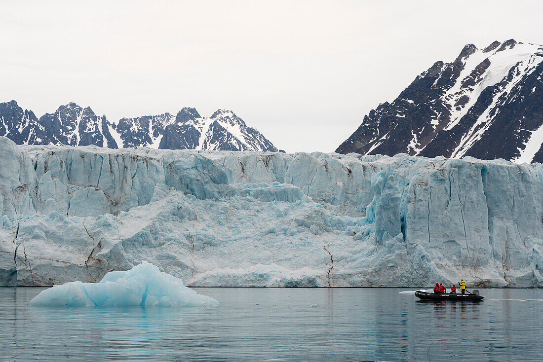 Lillyhookbreen-Gletscher, Spitzbergen, Svalbard-Inseln, Arktis, Norwegen, Europa