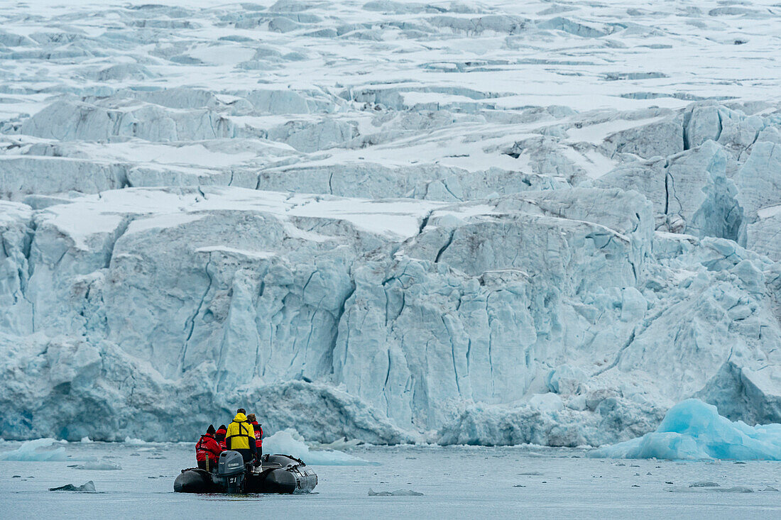 Lillyhookbreen-Gletscher, Spitzbergen, Svalbard-Inseln, Arktis, Norwegen, Europa