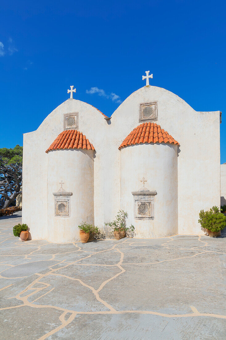 Moni Preveli Monastery, Preveli, Rethymno, Crete, Greek Islands, Greece, Europe