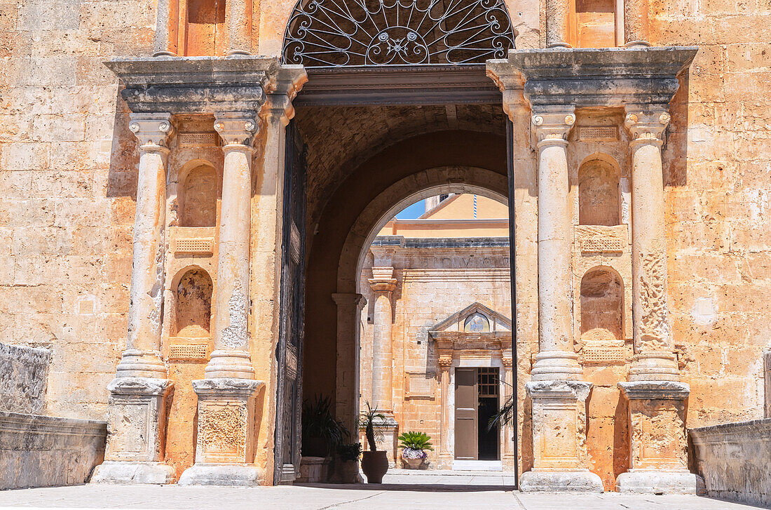 Agia Triada Monastery, Akrotiri Peninsula, Chania, Crete, Greek Islands, Greece, Europe