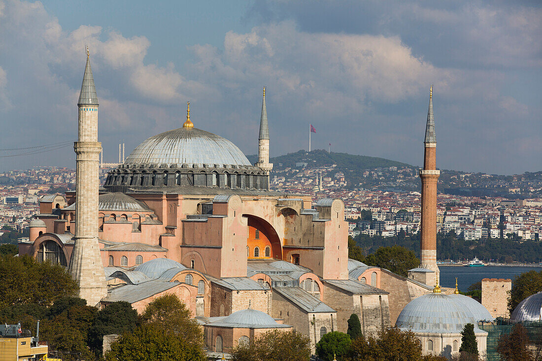 Große Moschee Hagia Sophia, 360 n. Chr., UNESCO-Welterbe, Istanbul, Türkei, Europa