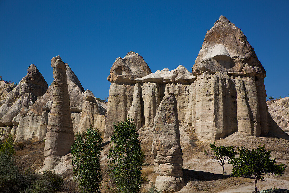 Love Valley, Near Goreme, Cappadocia Region, Nevsehir Province, Anatolia, Turkey, Asia Minor, Asia