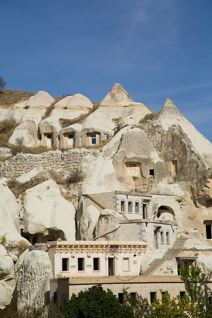 Höhlenhäuser, Taubental, Goreme, Region Kappadokien, Provinz Nevsehir, Anatolien, Türkei, Kleinasien, Asien