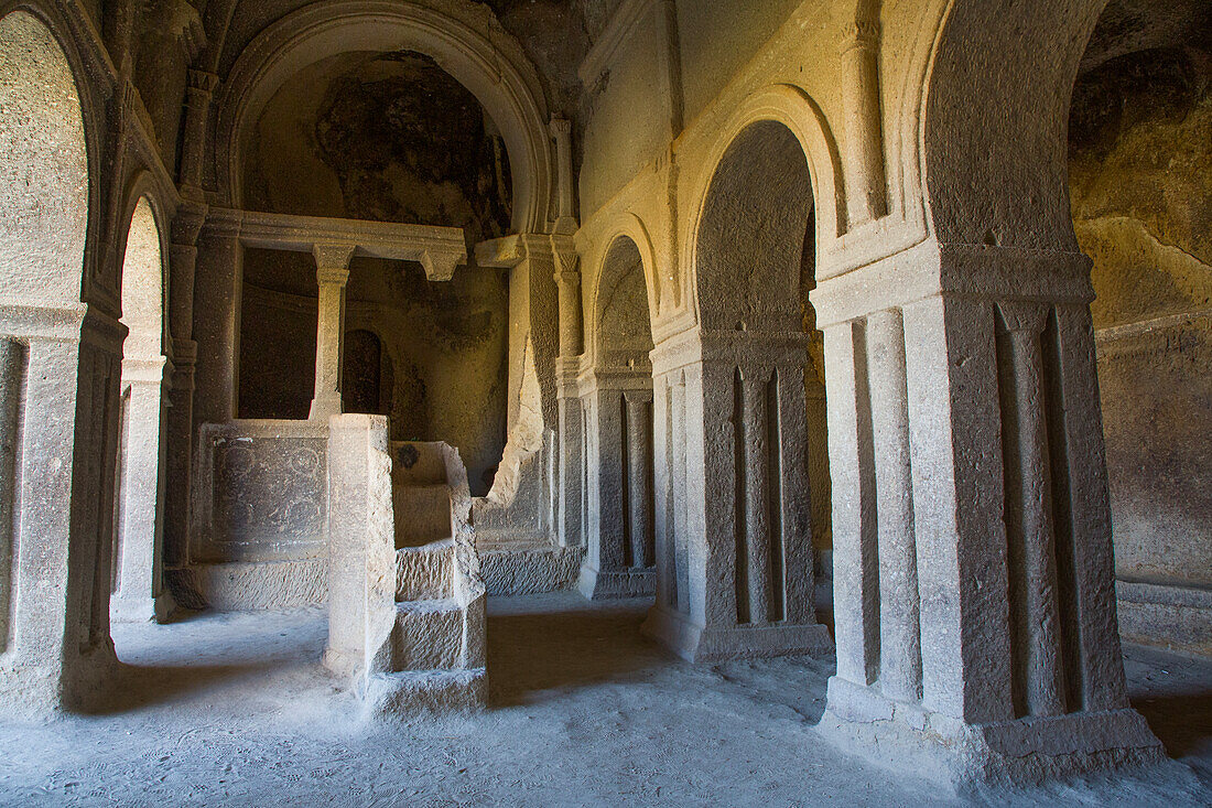 Höhlenkirche, Taubental, Göreme, Region Kappadokien, Provinz Nevsehir, Anatolien, Türkei, Kleinasien, Asien