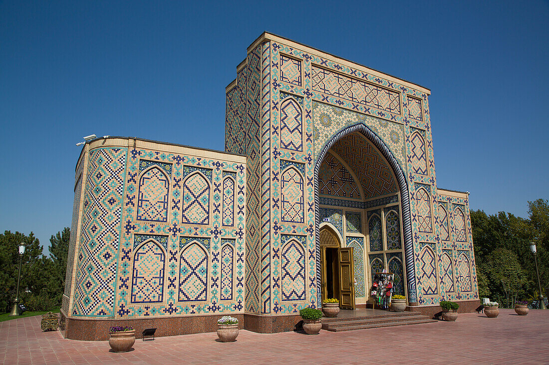 Museum, Ulug Bek's Observatorium, erbaut 1420, UNESCO-Welterbe, Samarkand, Usbekistan, Zentralasien, Asien