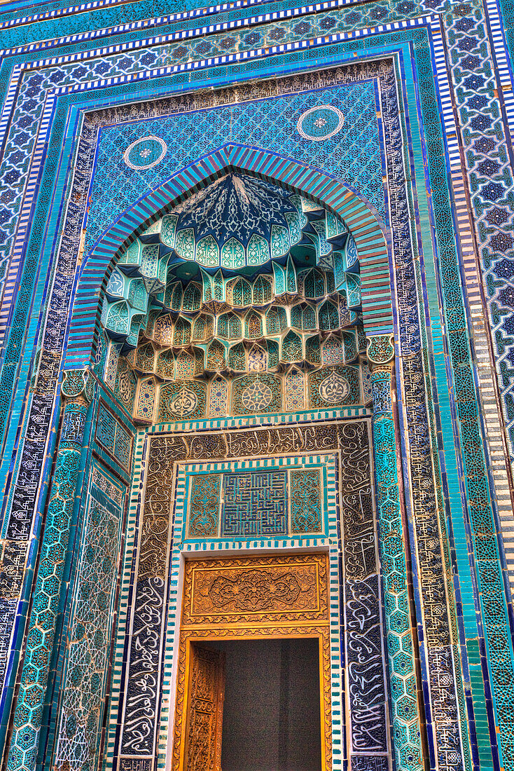 Kutlug Oko-Mausoleum, Schah-I-Zinda, UNESCO-Welterbe, Samarkand, Usbekistan, Zentralasien, Asien