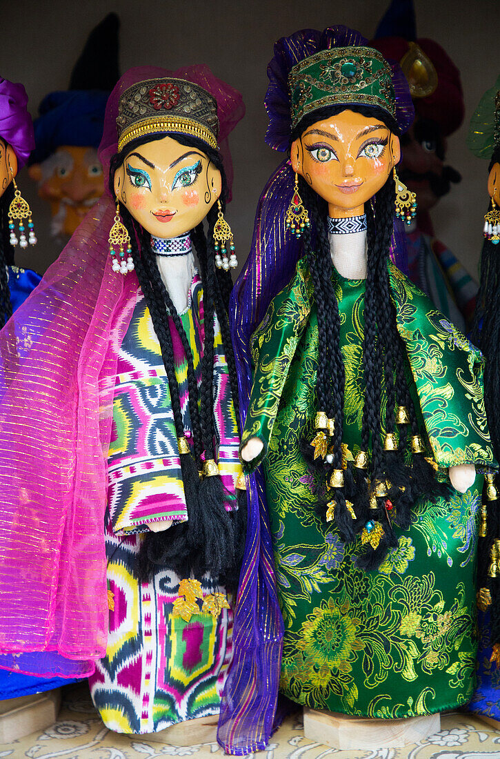 Handmade Puppets, Bukhara Puppet Theatre, Bukhara, Uzbekistan, Central Asia, Asia