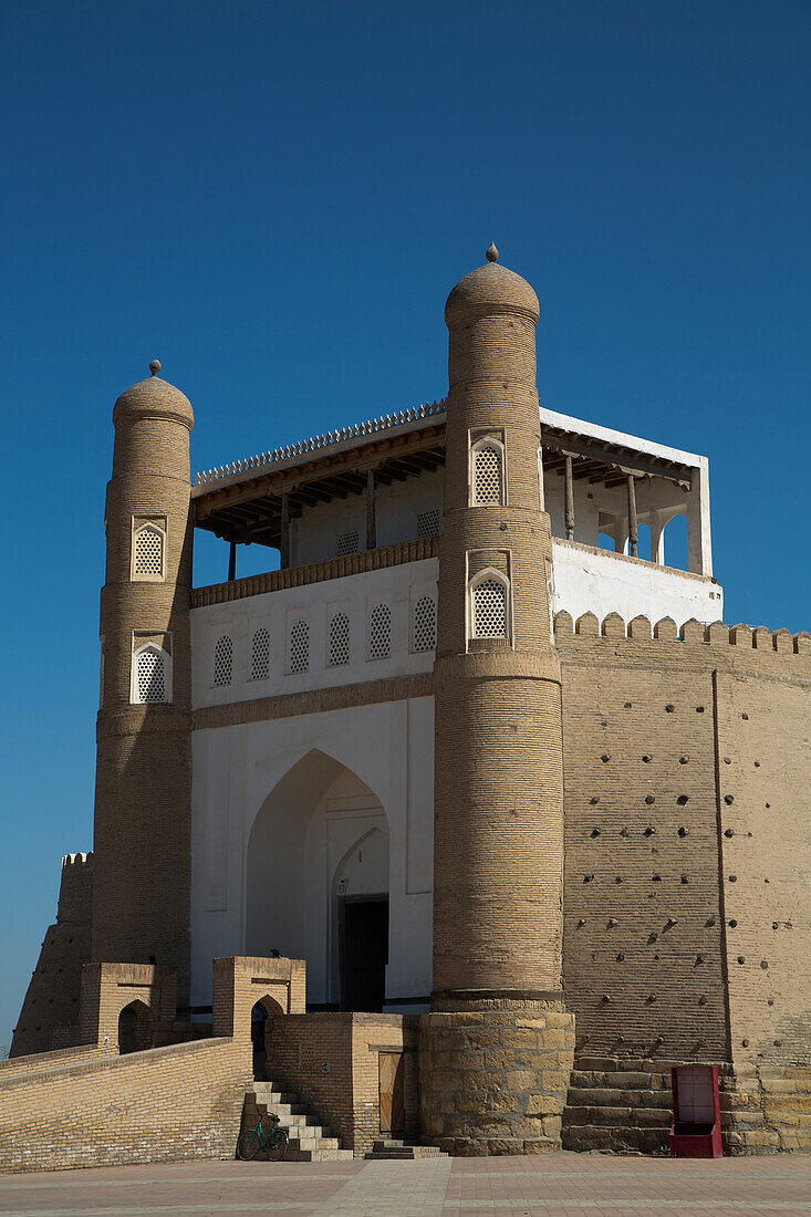 Eingang Ost, Arche von Buchara, Buchara, Usbekistan, Zentralasien, Asien