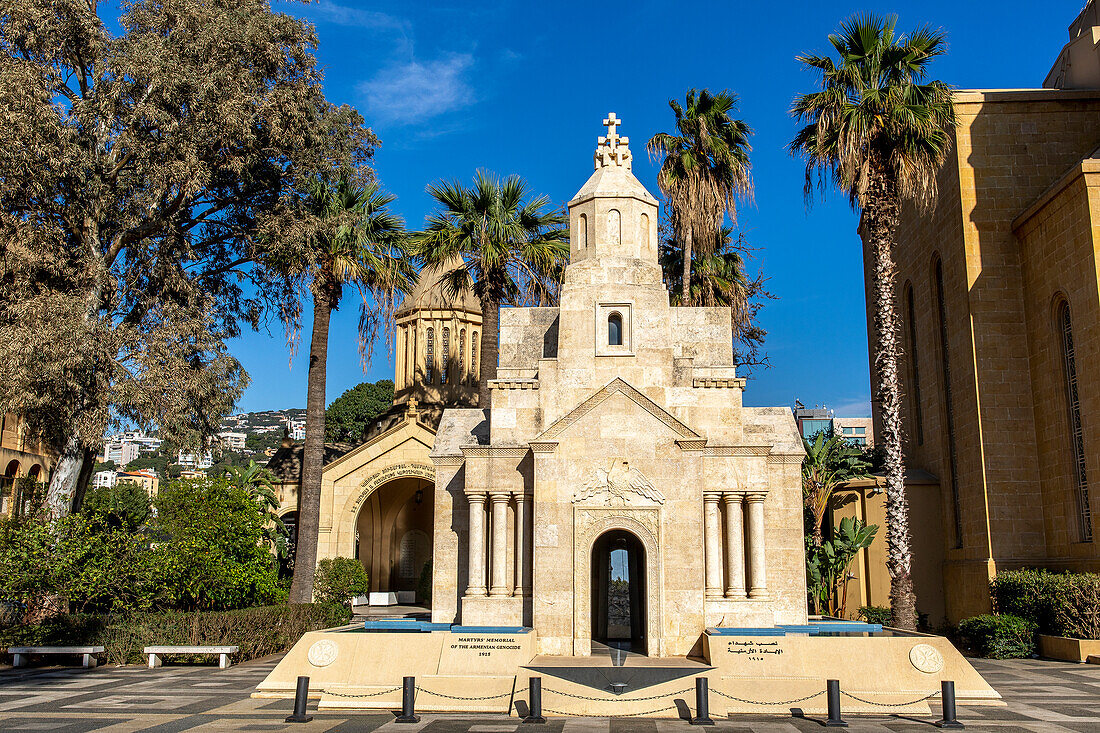 Völkermord-Denkmal, Armenisches Katholikosat des Großen Hauses von Kilikien, Antelias, Libanon, Naher Osten