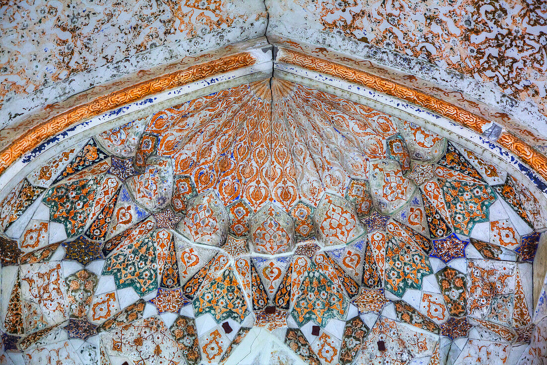 Mauer, Abdulaziz Khan Madrasa, 1652, Buchara, Usbekistan, Zentralasien, Asien